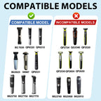 CGGXJP 15V Charger Cord Compatible with Philips Norelco HQ8505 3000 5000 6000 7000 9000 Series (Older Model) Multigroom MG5750 MG7750 MG7770 MG7790 Electric Shaver Razor Trimmer Adapter Charging Cord