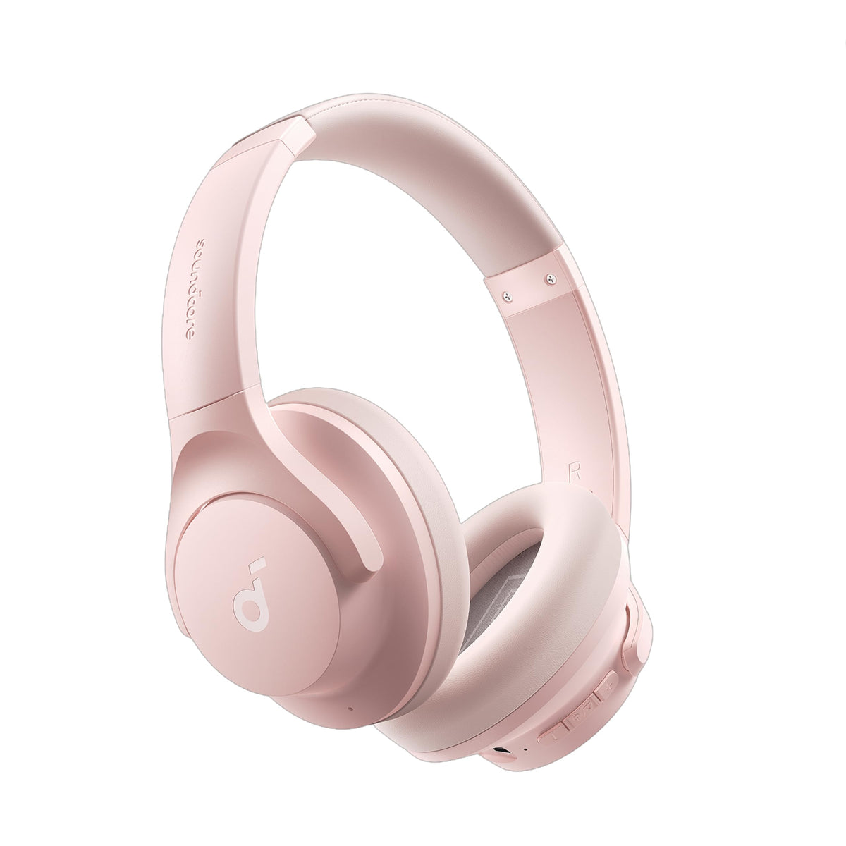 Soundcore by Anker Q20i Hybrid Active Noise Cancelling Headphones, Pink