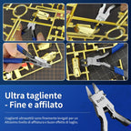stedi Ultimate Model Nippers,[Left Hand Version] Sprue Cutter Ultra-thin Single-edged Hobby Nipper for Gundam Repairing Plastic Model and Miniature Model, 5-inch