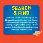 Skillmatics Search and Find Megapack Educational Game - Reusable Preschool Learning Activities, Perfect for Toddlers & Kids Who Love Toys, Art & Crafts, Builds Vocabulary, Gifts for Ages 3, 4, 5, 6