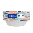 Dixie Small Paper Bowls, 10 Oz, 280 Count (8 packs of 35 bowls), Microwave-Safe, Soak-Proof, Disposable Bowls Great For Snacks, Dessert, And Light Lunch Meals