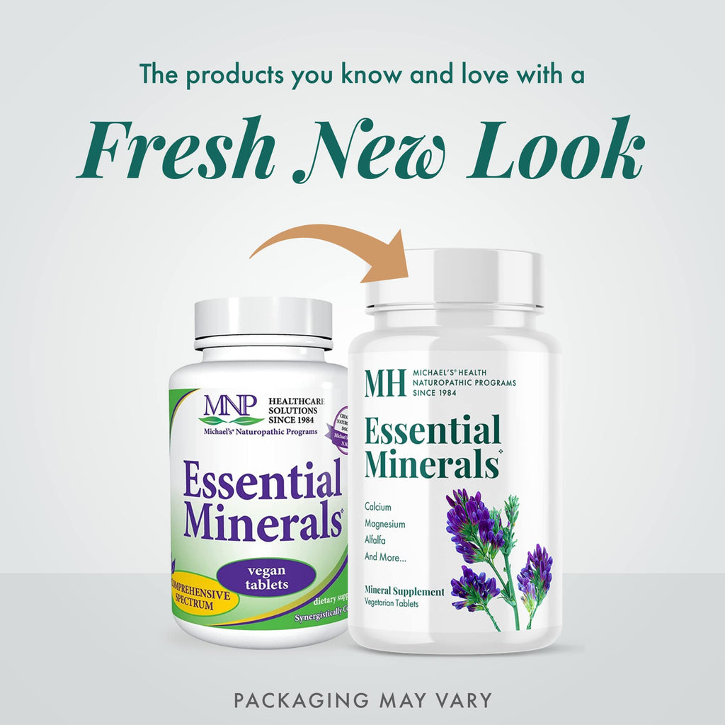 Michael's Health Naturopathic Programs Essential Minerals - 120 Vegetarian Tablets - Supports Nerve Communication & Proper Functioning of Muscles - Kosher - 30 Servings
