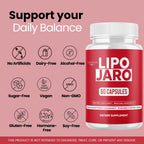 (3 Pack) Lipojaro Capsules, Official Lipo Jaro with Natural Ingredients, Advanced Formula Health and Wellness Formula Vitamin, Max Strength Active Lifestyle Multivitamin Supplement (180 Capsules)