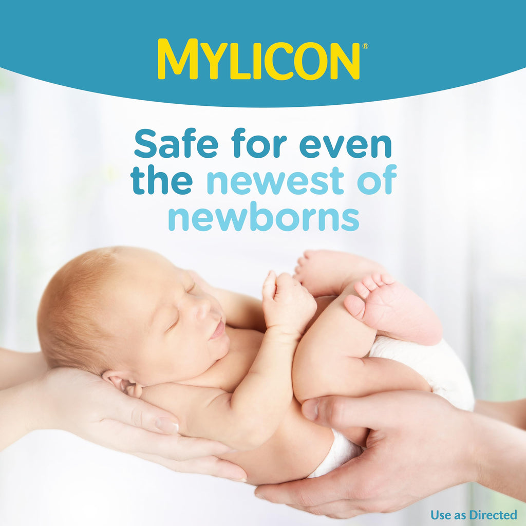 MYLICON Infants Gas Relief Drops for Infants and Babies, Dye Free Formula, 1 Fluid Ounce (Pack of 2)