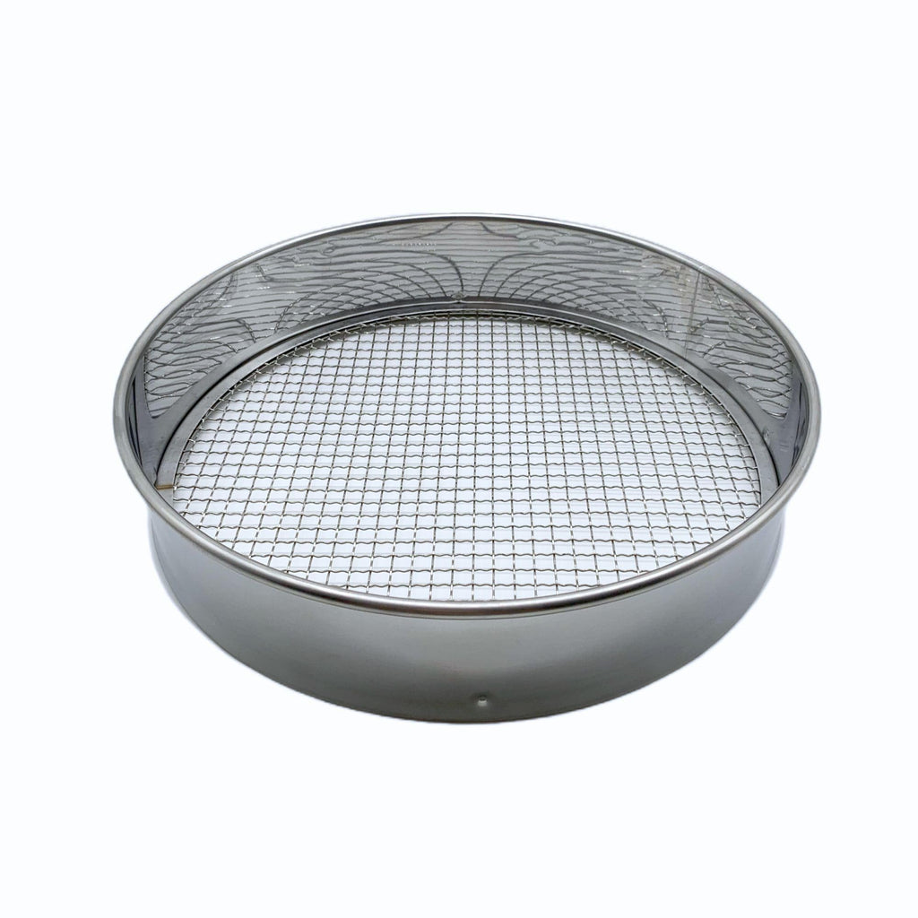 Soil Sifter Set with 3 Sieve Meshes for Rock and Sand - Stainless Steel