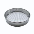 Soil Sifter Set with 3 Sieve Meshes for Rock and Sand - Stainless Steel
