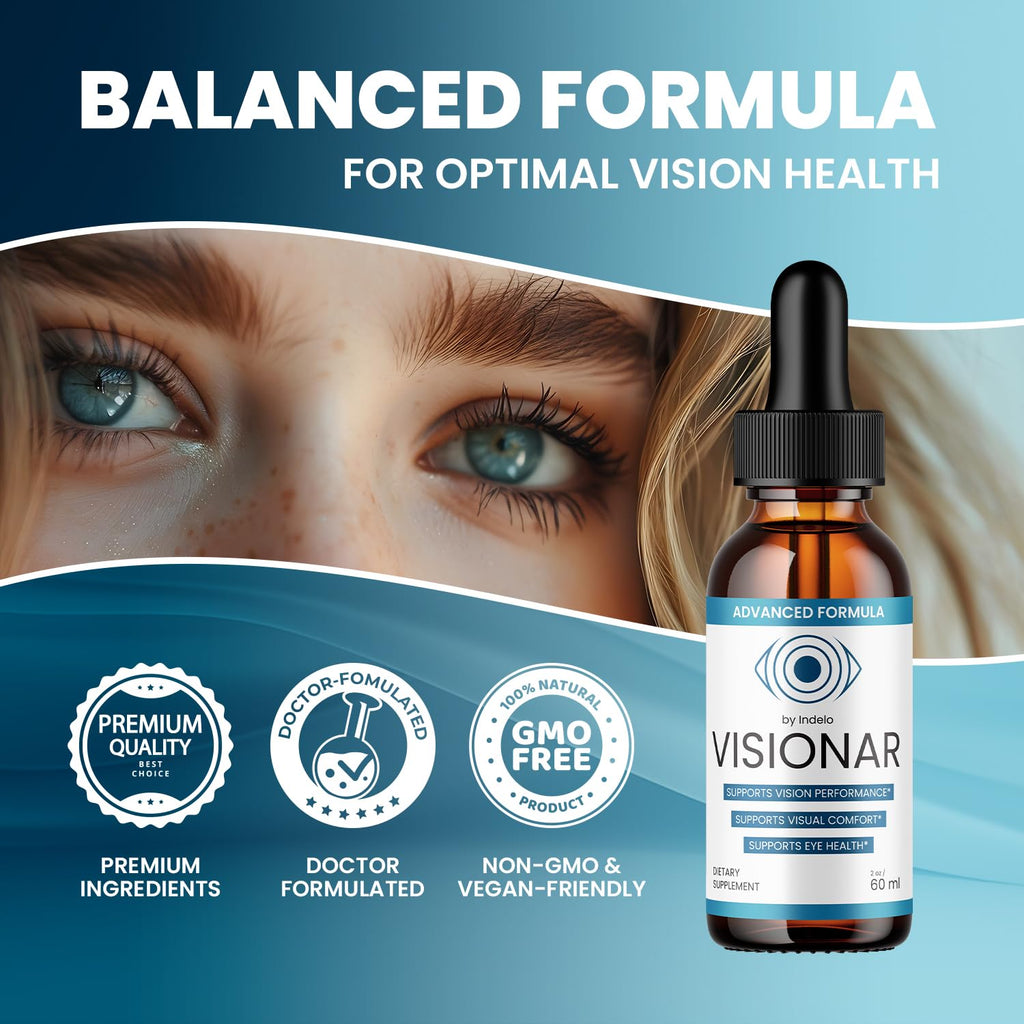 Visionar – Advanced Liquid Formula for Eye Wellness & Daily Visual Support (1 Month Supply)