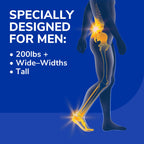 Dr. Scholl's Heavy Duty Support Insole Orthotics, Big & Tall, 200lbs+, Wide Feet, Shock Absorbing, Arch Support, Distributes Pressure, Trim to Fit Inserts, Work Boots & Shoes, Men Size 8-14, 2 Pairs