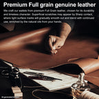 furid Genuine Leather Wallet for Men: Slim RFID Smart Minimalist Wallet