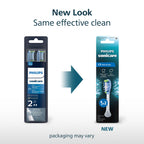 Philips Sonicare C3 Two-in-One - Genuine Replacement Electric Toothbrush Heads, White, 2 Pack, HX9042/65