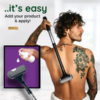 Lotion Applicator for Back - Sunblock and Sunscreen Application Roller - Apply Moisturizer, Cream, Ointment, Oil, Self Tanner - Daily Living Aids - Reacher - Back Scratcher Upgrade – Washable