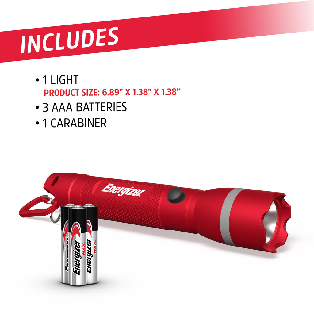 Energizer R-300 LED Flashlight Emergency Safety Light, Bright IPX4 Water Resistant Flash Light, Durable Emergency Light for Hurricane Preparedness, Batteries Included
