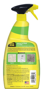 Goo Gone Grout and Tile Cleaner - 28 Ounce - Removes Tough Stains Dirt Caused by Mold Mildew Soap Scum and Hard Water Staining - Safe on Tile Ceramic Porcelain, pack of 2