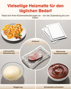 Warming Mat for Food (35"x16") - iTRUSOU Extra Large Electric Warming Tray with 7-Level Temp, 500W High-Power & 99H Timer - Rollable XL Large Food Warming Mat for Parties & Buffet