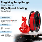 Dynta 3D Printer Filament 250g 53mm Spool - 1.75mm High Precision Regular PLA Compatible with FLASHFORGE, Bambu Lab A1, Creality Ender-3 V3, Black, White, Red, Green, Blue, Purple for Beginners