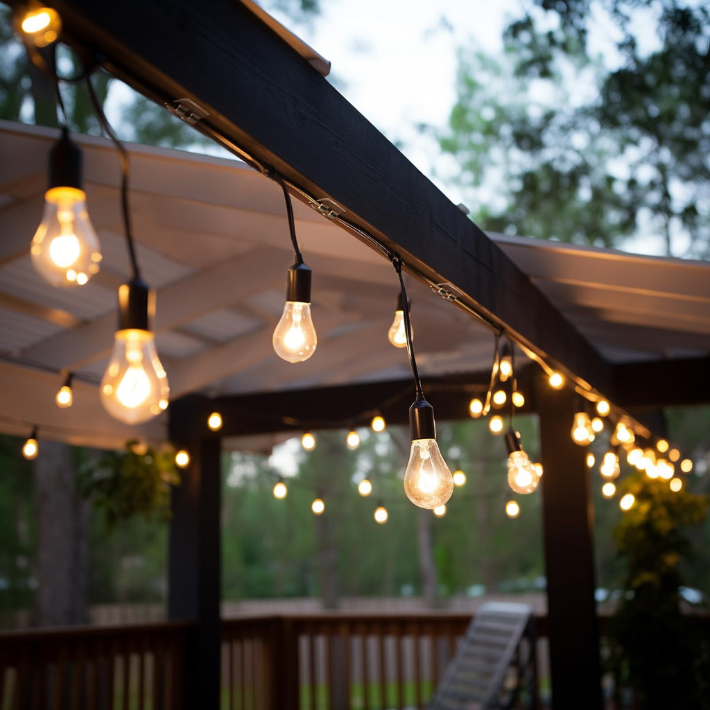 Hetyue Hooks for Outdoor String Lights Clips: 40Pcs Heavy Duty Light Hook