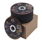 Merryland Cut Off Wheel 4 1/2 inch for Angle Grinder, Metal Cutting Wheel 4.5 X .045 X 7/8 Ultra Thin 50 Pack, Iron Stainless Steel Cutting Disc, Craft-Line C13071042