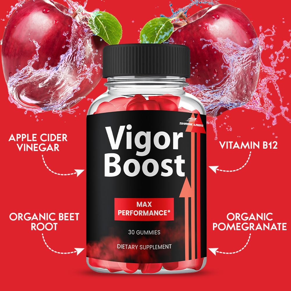 (1 Pack) VigorBoost Gummies, Maximum Strength Supplement, Advanced All Natural Vitamin Gummies