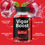 (1 Pack) VigorBoost Gummies, Maximum Strength Supplement, Advanced All Natural Vitamin Gummies