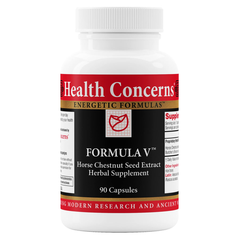 Health Concerns Formula V – Blood Flow & Circulation Support Supplement – Vein Health for Swelling, Leg Cramps, Varicose Veins, Inflammation & Heavy Legs – Chinese Herbal Formula – 90 Capsules