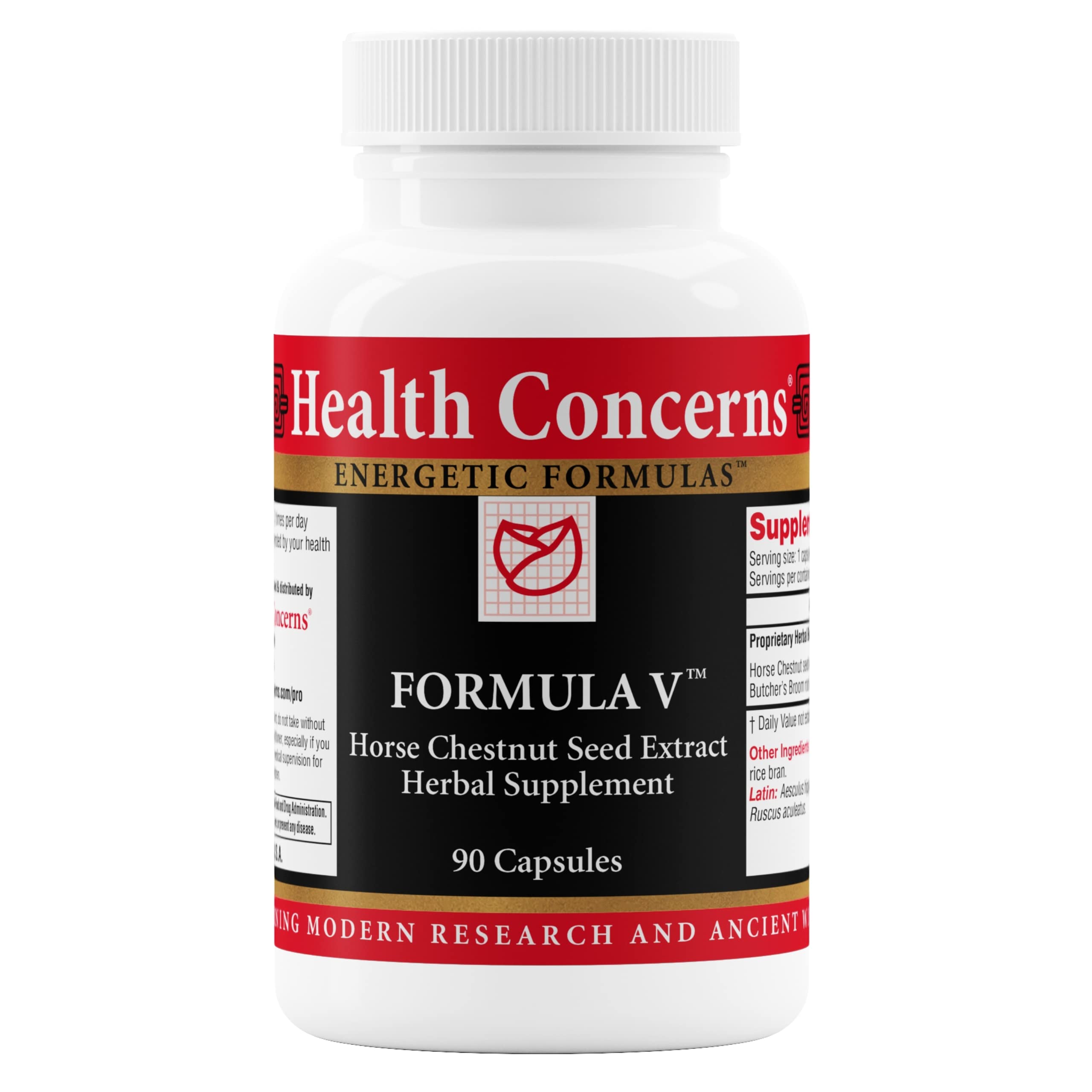 Health Concerns Formula V – Blood Flow & Circulation Support Supplement – Vein Health for Swelling, Leg Cramps, Varicose Veins, Inflammation & Heavy Legs – Chinese Herbal Formula – 90 Capsules