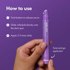 Hero Cosmetics Dark Spot Correct Spot-Fading 15% Vitamin C plus Hyaluronic Acid Serum. Improves the Look of Post Blemish Marks in 7 Days. Twist Applicator and Rollerball Tip for Easy Application. 10mL