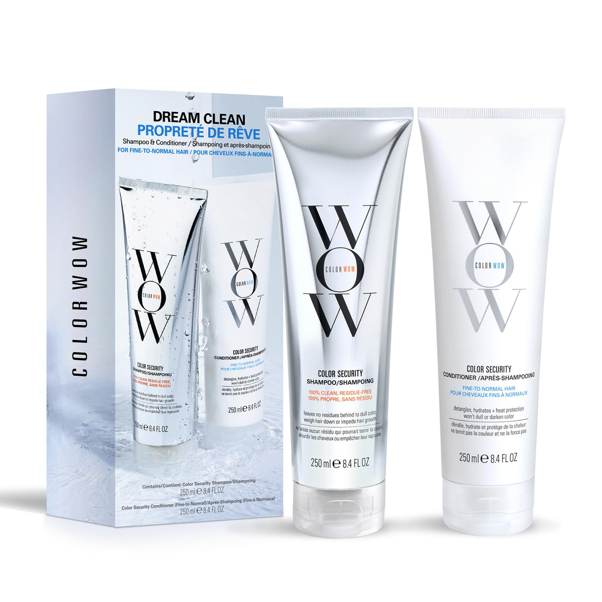 COLOR WOW Dream Clean Duo – Fine to Normal Shampoo and Conditioner Set