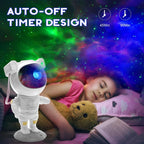 Kids Astronaut Star Projector Night Light - Galaxy Space Lamp with Remote, 8 Nebula Effects, Timer, 360° Rotating Head, Cool Room Decor, Birthday Christmas Gift for Children Teens