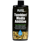Flitz Tumbler Media Additive - 7.6oz Bottle of USA-Made Brass Cleaner Reloading Liquid for Ammo, Copper, & All Metals - Ammonia-Free Tumbling Polish to Remove Oxidation, Powder Residue (1 Pack)