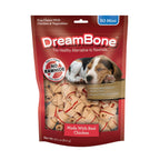 DreamBone Mini Bone Rawhide-Free Dog Treats With Real Protein, 50 Count