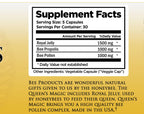 Eden Pond Queen's Magic Bee Pollen (Royal Jelly 1500mg, Propolis 1000mg, Beepollen 750mg) in 3 Daily Capsules, 120 Count