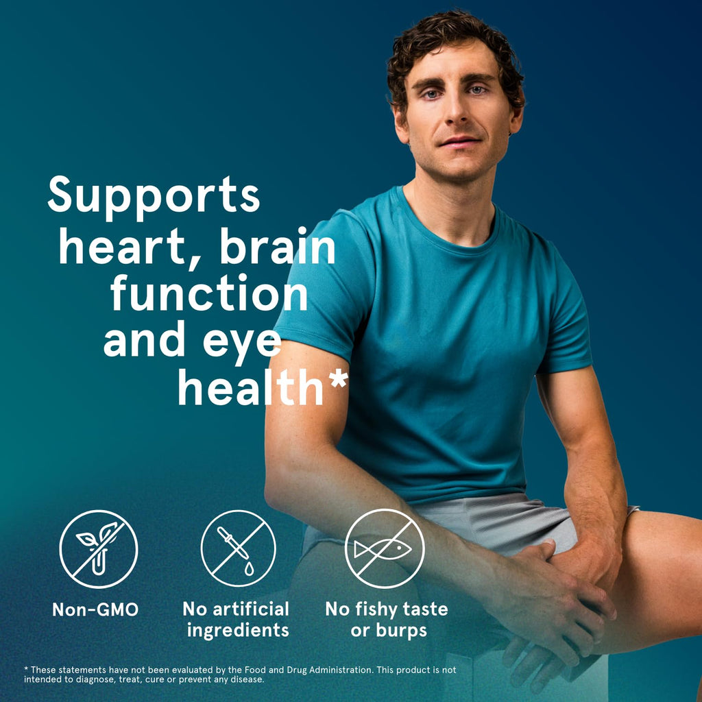Puori Omega 3 Fish Oil - Ultra Pure 2000mg x 240 Softgels - Heart, Brain and Eye Health Supplement - Burpless, IFOS Certified, Non-GMO Capsules - O3-2000mg EPA 1250mg DHA 500mg