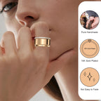 ZOOROO 2-Pack Stackable Bands for Oura Ring 5/Oura Ring 4/Oura Ring 3 Stack
