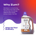 Indigo Wild Zum Clean Laundry Soap - Plant-Based Liquid Laundry Soap - Contains Baking Soda, Essential Oils & Saponified Coconut Oil - Amber - 64 fl oz (2 Pack)