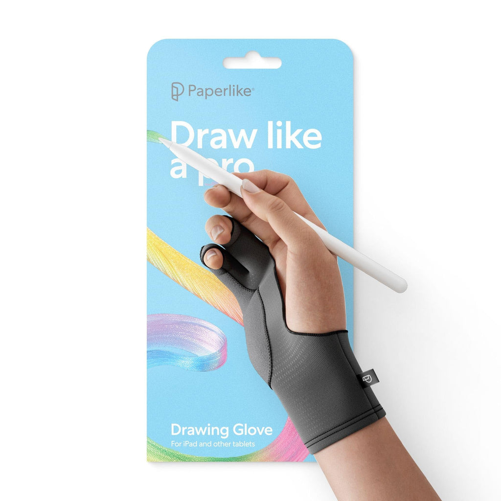 Paperlike® Drawing Glove for iPad - Artist Glove for Drawing on Tablets (Right and Left Hand; 3 Sizes: S, M, L)