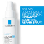 La Roche-Posay Cicaplast B5 Spray With Vitamin B5 Panthenol & Madecassoside, Hydrating Face Mist For Skin Barrier Repair, Soothing Touch-Free Face & Body Spray, Sensitive Skin & Dermatologist Tested