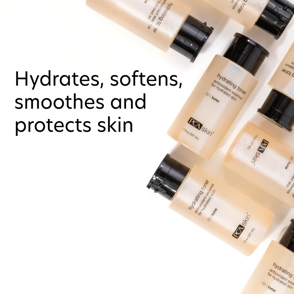 PCA SKIN Hydrating Toner, Moisturizing Facial Toner, Deeply Hydrates Without Clogging Pores, 7.0 fl oz Pump