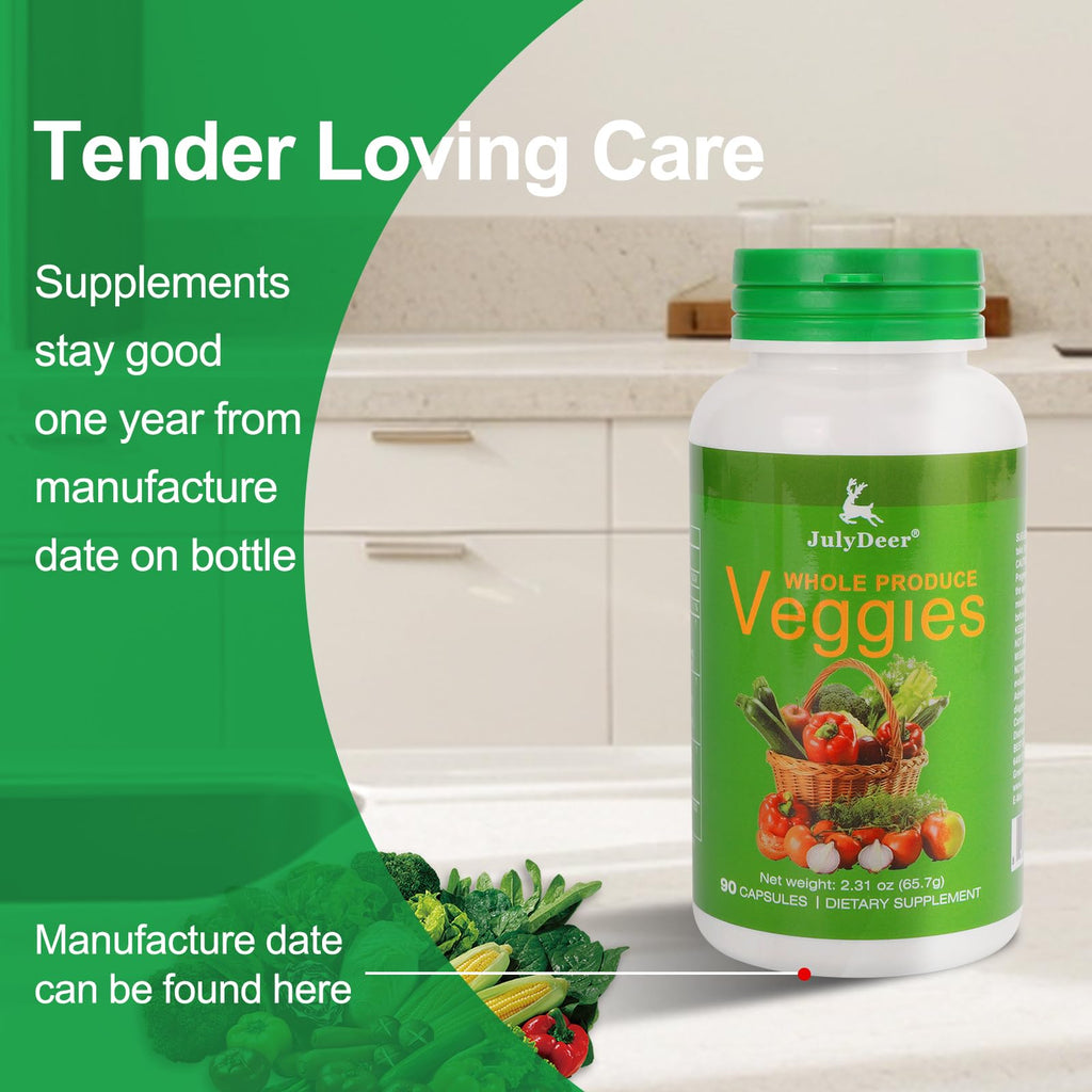 Fruit and Veggies Supplement Ingredients Natural – 4 Bottles 360 Total Vegetarian Capsules | Balance of Natural 16+18 Whole Fruits & Veggies Blend | Fresh Superfood Formula with Vitamins and Minerals