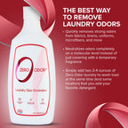 Zero Odor – Laundry Odor Eliminator - Permanently Eliminate laundry Odor – Patented Molecular Technology Best For Clothes, Towels & Linens, Shoes, Bags, Etc. - rinse and refresh Again, 16oz (3-Pack)