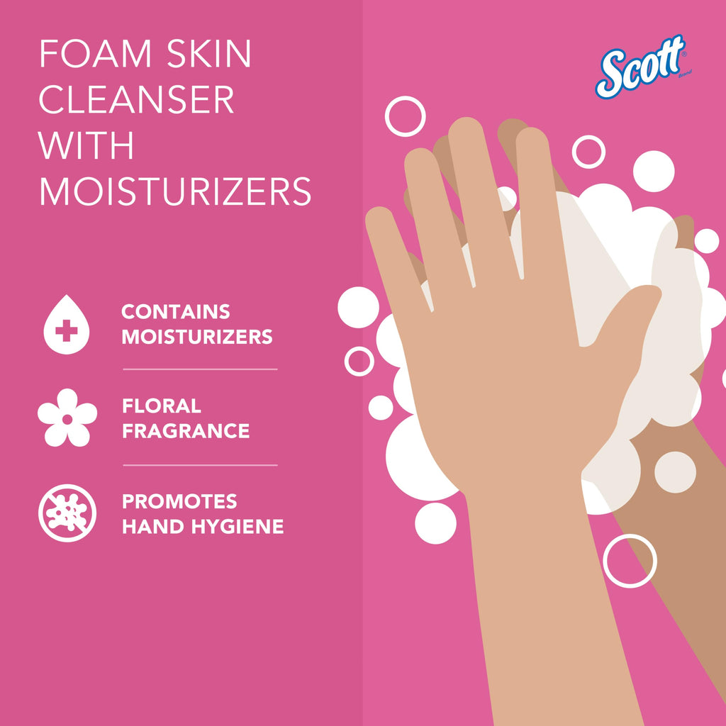 Scott Professional Hand Soap with Moisturizers, 6 Refills, 1.0 L (91552)