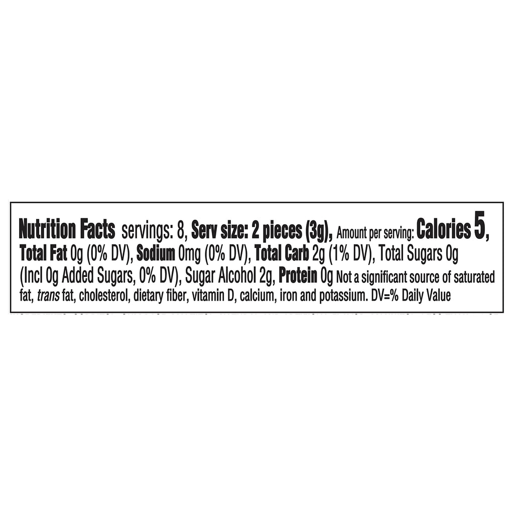 Dentyne Ice Arctic Chill Sugar Free Gum, 9 Packs of 16 Pieces (144 Pieces)