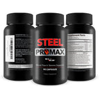 Steel Promax - Extra Strength - Our Best Stamina & Blood Flow Pills For Men - Nitric Oxide Booster Steel Power Supplement - Mens Circulation Support Blood Flow Pills - Max Steelpower Male Supplement