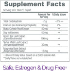 Estroven Stress Relief & Energy Boost for Menopause Relief - 28 Ct. - Clinically Proven Ingredients Provide Stress & Energy Support + Night Sweats & Hot Flash Relief - Drug-Free and Gluten-Free