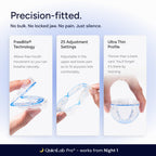 QuietLab Pro Anti-Snoring Mouthpiece - Adjustable Snoring Mouth Guard, Orthodontist Designed, No Boiling Required - BPA-Free Medical Grade - Designed for Nighttime Snoring Control
