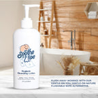 SOOTHE 'N WIPE Hygienic Cleansing Lotion – Toilet Sanitizer Paper Moisturizer with Aloe & Mineral Oil, Flushable Wipe Alternative Cleaning Lotion, Septic Safe Personal Bathroom Hygiene Pump, 8 Oz