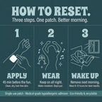 Homi Wellness Reset Patches | After Party Recovery Support | DHM 500mg Transdermal Patch | 12-Hour Time-Release | Magnesium + Botanical Blend | 60 Patches