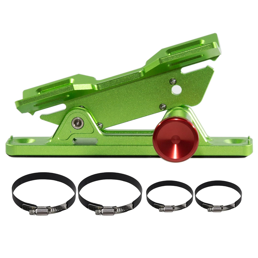 Quick Release Fire Extinguisher Mount – Neon Green Adjustable Aluminum Roll Bar Bracket Holder Compatible with Car Jeep Wrangler (TJ/JK/JL/JKU), UTVs (Polaris RZR, Ranger, Can-Am X3), Trucks Off-Road