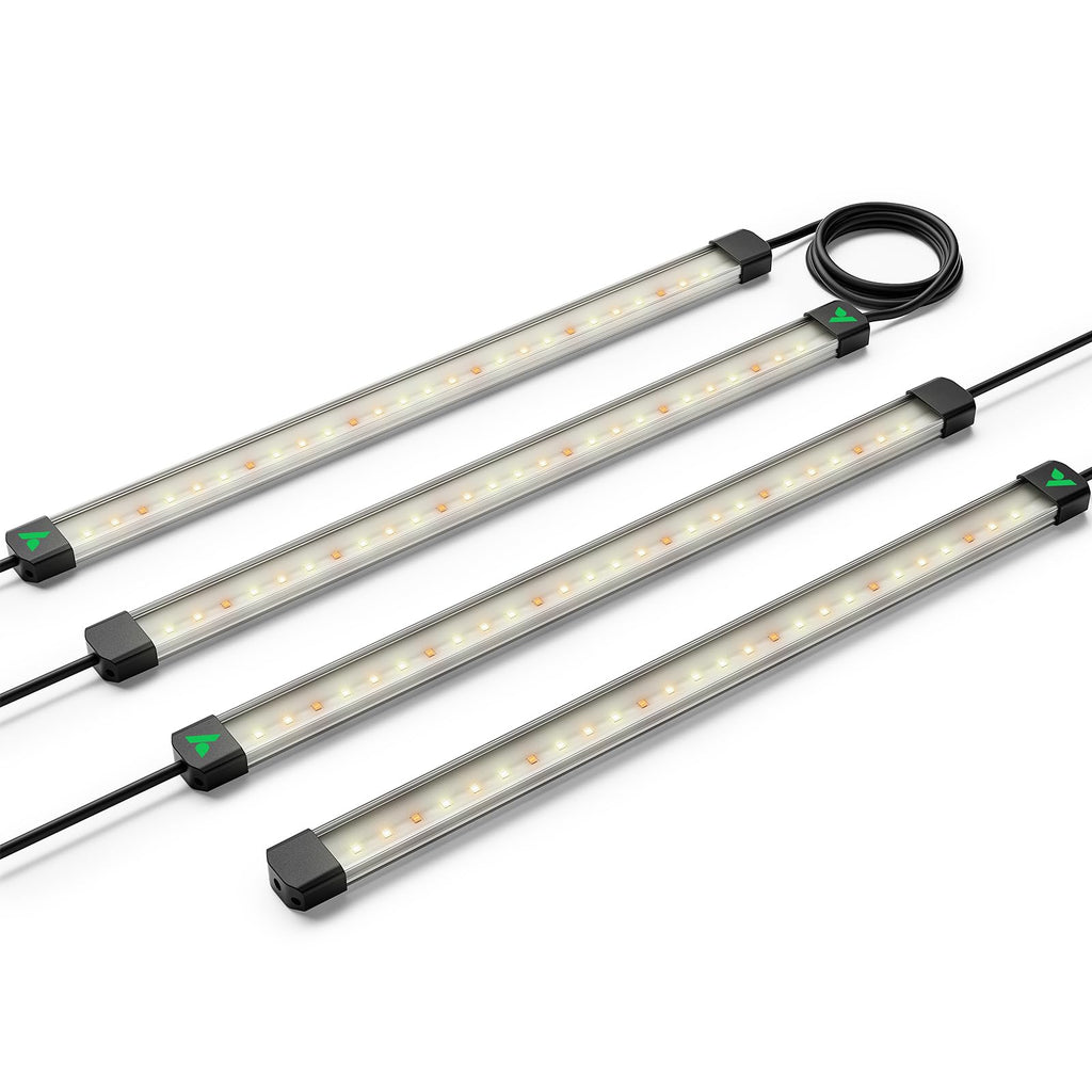 VIVOSUN Lumaray LED Grow Light Bars 16”(4-Bar) Full Spectrum Side Lighting