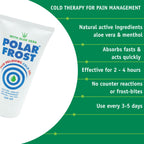 Med-Fit Pain Relief Gel by Polar Frost - Soothe Aches, Sprains, Inflammation, Post-Operative Swelling - Quick Absorbing & Deep Penetrating Relief - Pack of 6