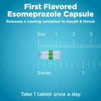 Amazon Basic Care Esomeprazole Magnesium Delayed-Release Capsules 20 mg, Acid Reducer, Treats Frequent Heartburn, Cool Mint Flavor, 24 Hour Heartburn Medicine, 14 Count